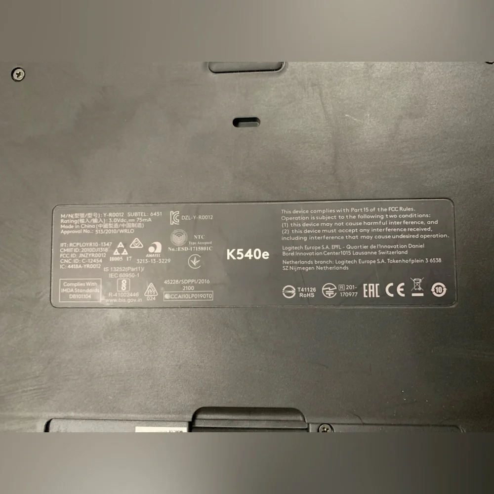Logitech K540 Wireless Full-Sized Keyboard